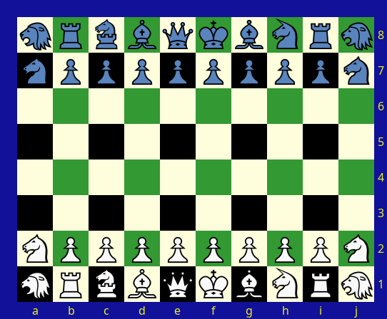 Lions and Unicorns Chess
